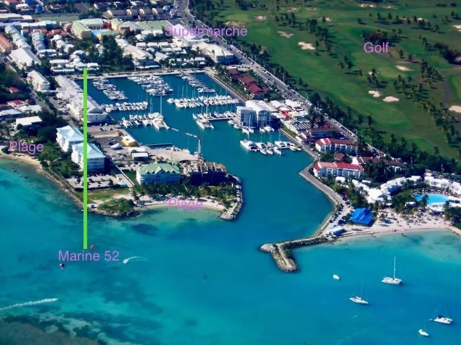 公寓 T3, Piscine, Plages Et Commerces A Pieds Sur La Marina 圣弗朗索瓦 瓜德罗普